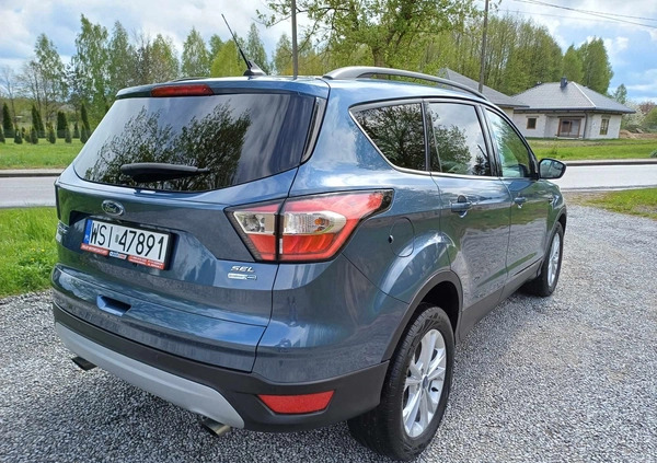 Ford Kuga cena 63900 przebieg: 26117, rok produkcji 2018 z Siedlce małe 92